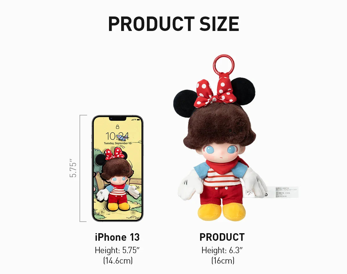 DIMOO WORLD x DISNEY Series-Vinyl Plush Keychain Blind Box